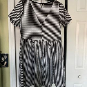 Asos T-shirt stripe dress